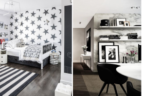 Monochrome home: Black and white wallpaper - FADS BlogFADS Blog