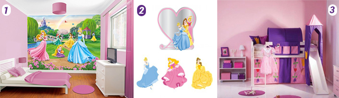 Disney Princess room accessories 