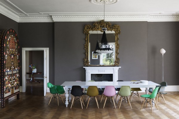 How to mix period and contemporary, monochrome and accent colours to great effect...