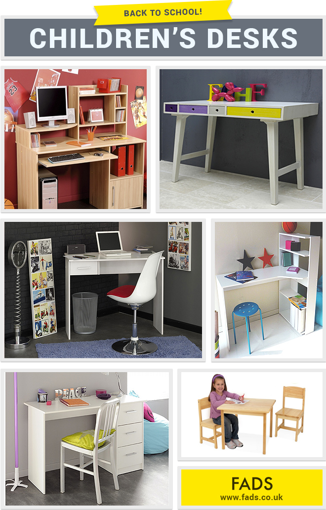 Kidkraft study desk with deals side drawers