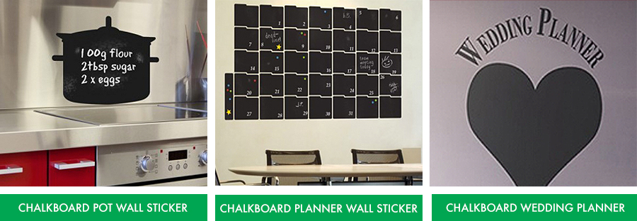 Chalkboard Wall Stickers from Fads.co.uk