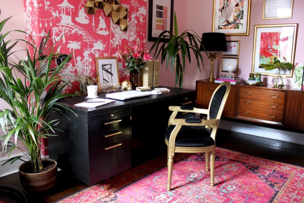 how to make pink look chic in your home